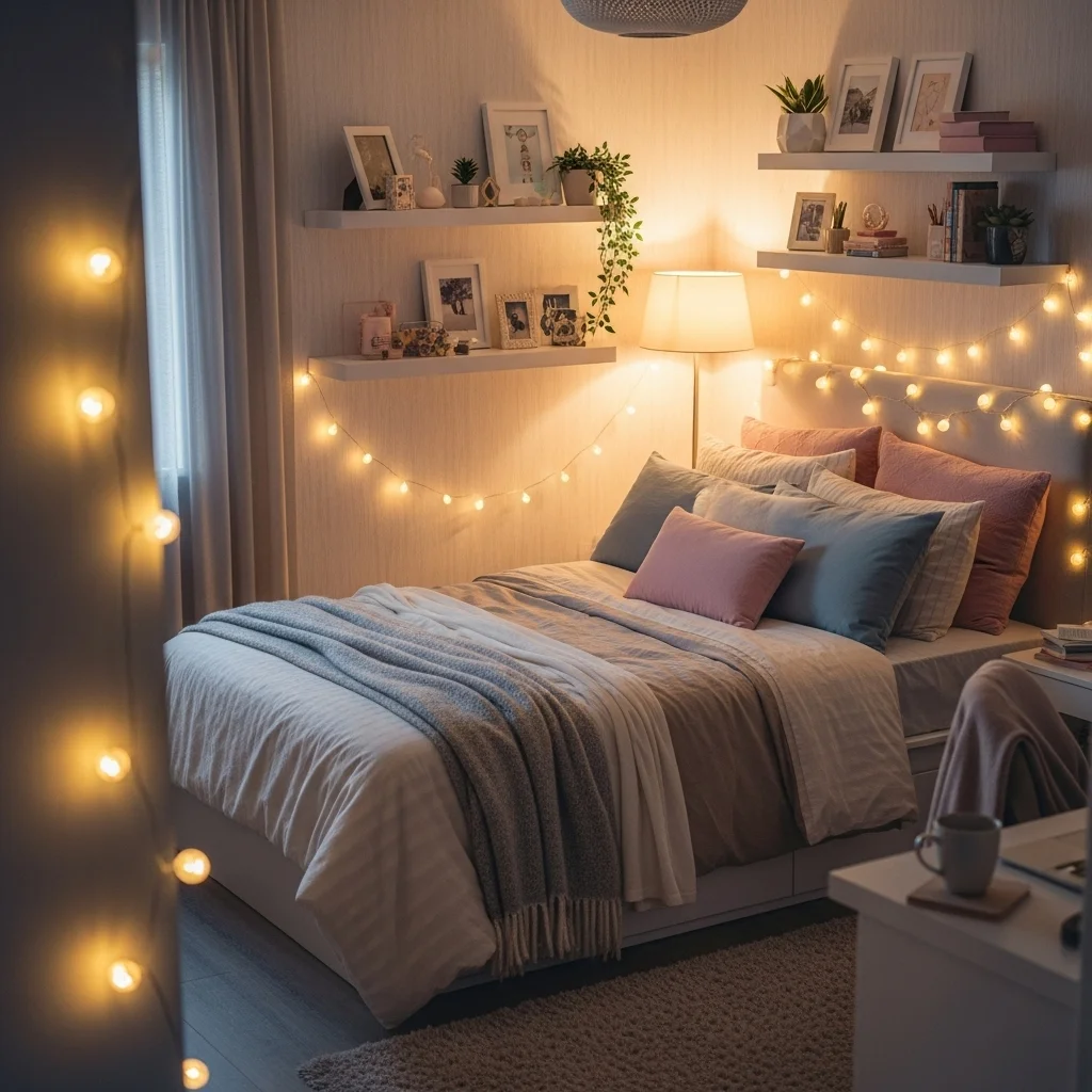  Incorporate String Lights or Fairy Lights
