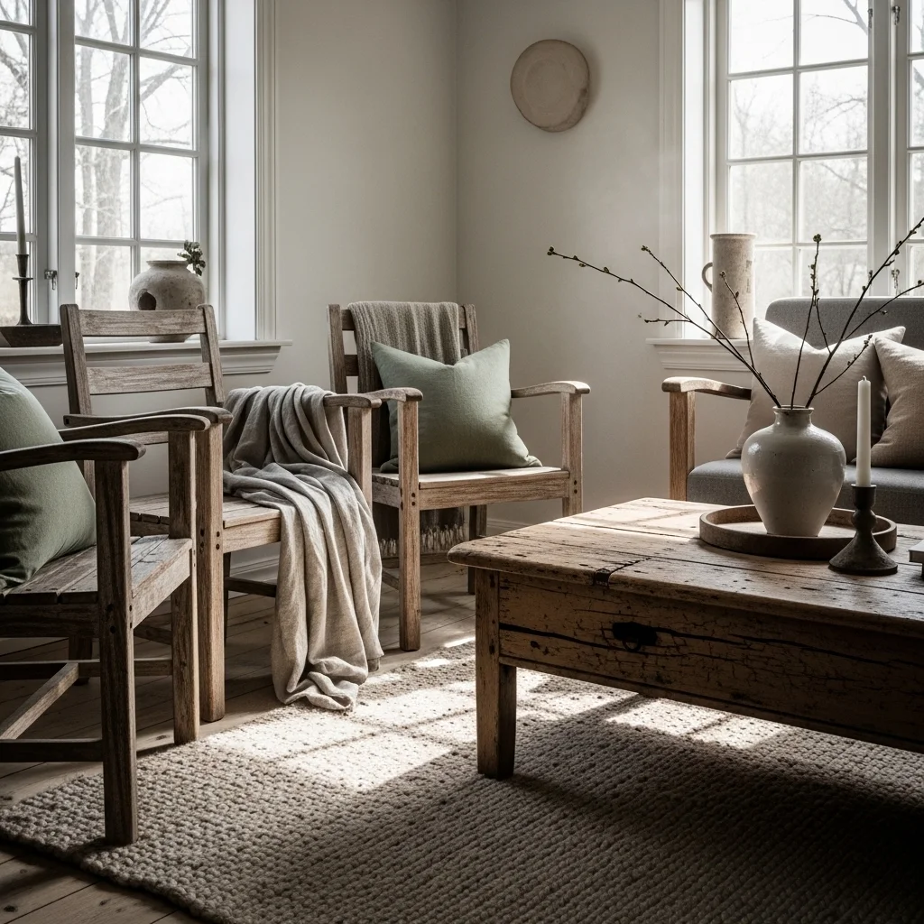  Incorporate Worn, Weathered Furniture