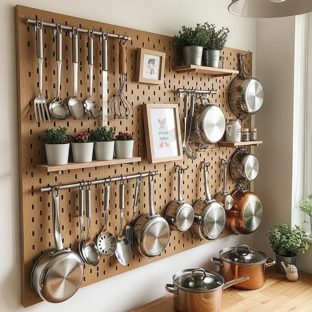 Incorporate a Pegboard Wall