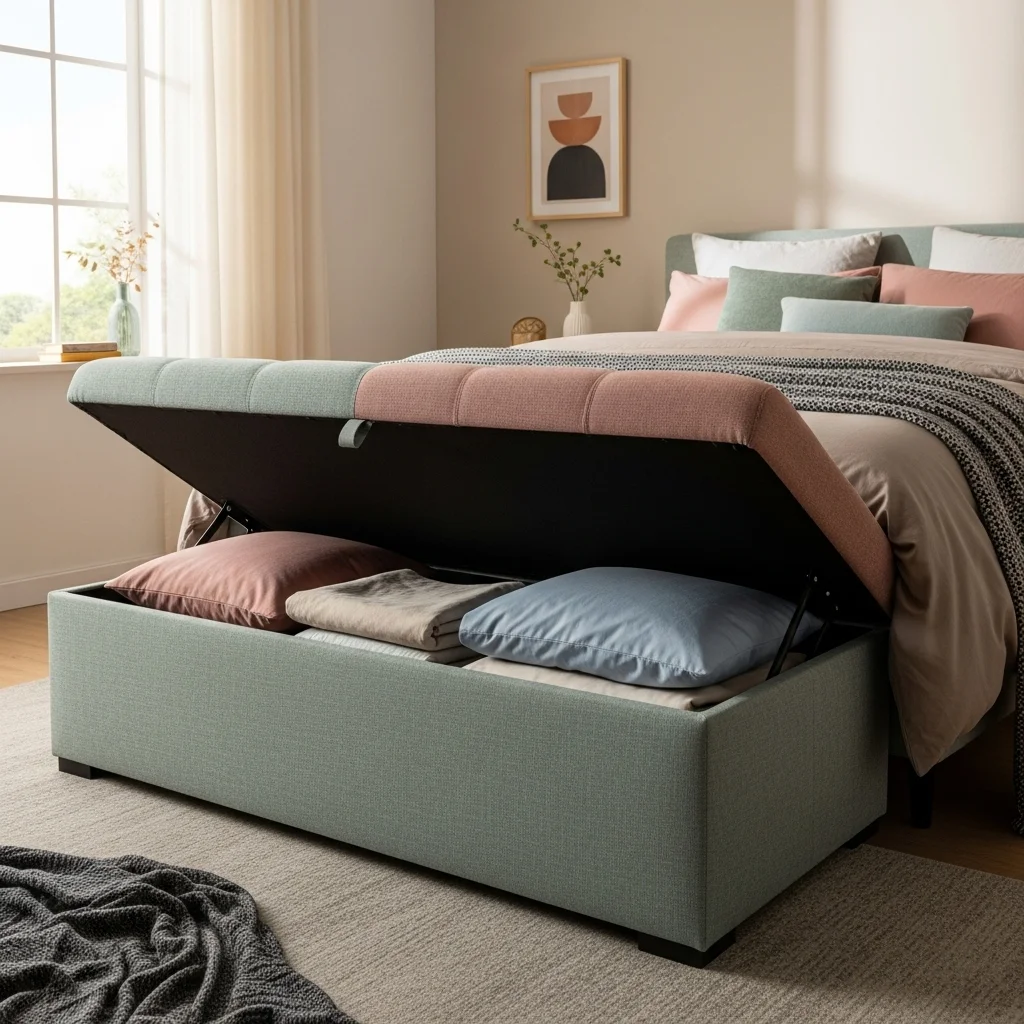 Incorporate an Upholstered Storage Bench