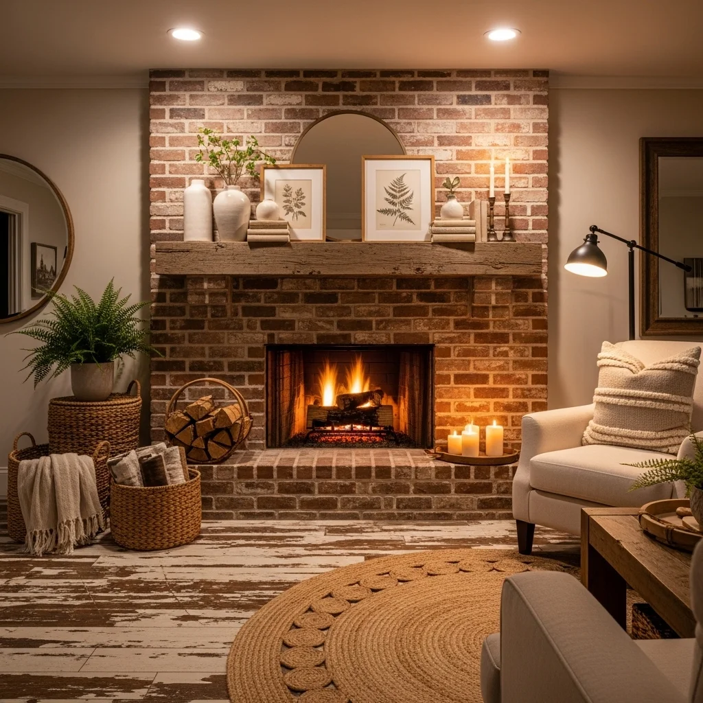  Install a Reclaimed Brick Surround