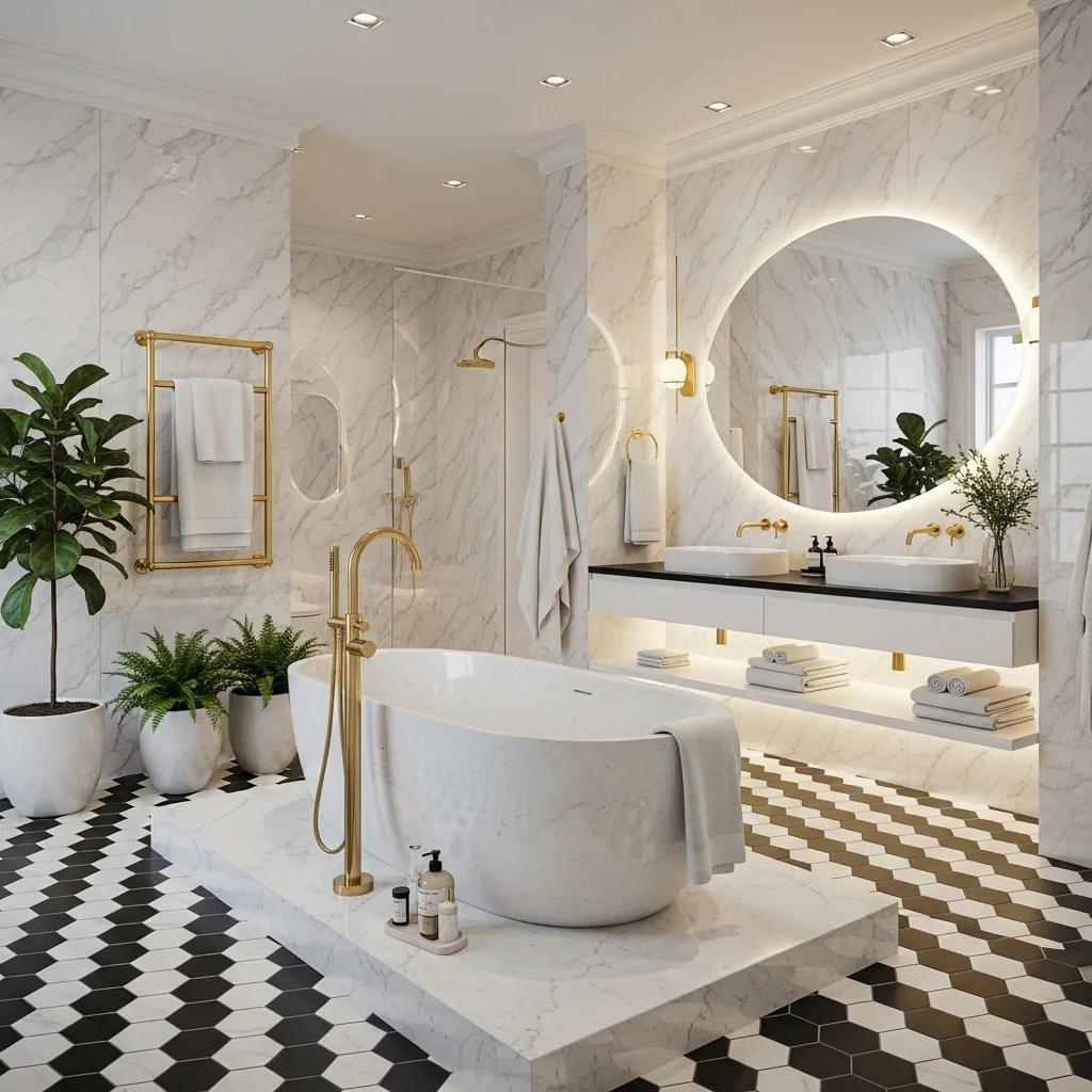 Introduce Gold or Brass Accents