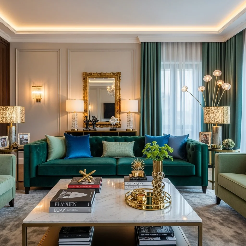  Layer Jewel Tones for Luxury