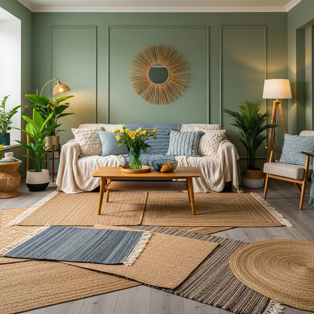 Layer Rugs for Dimension