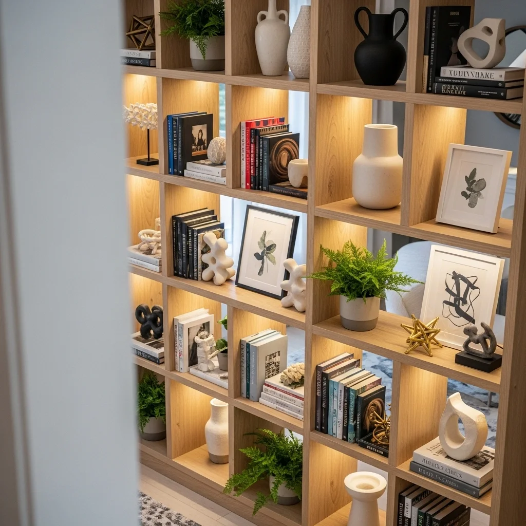  Open Cube Wooden Shelves