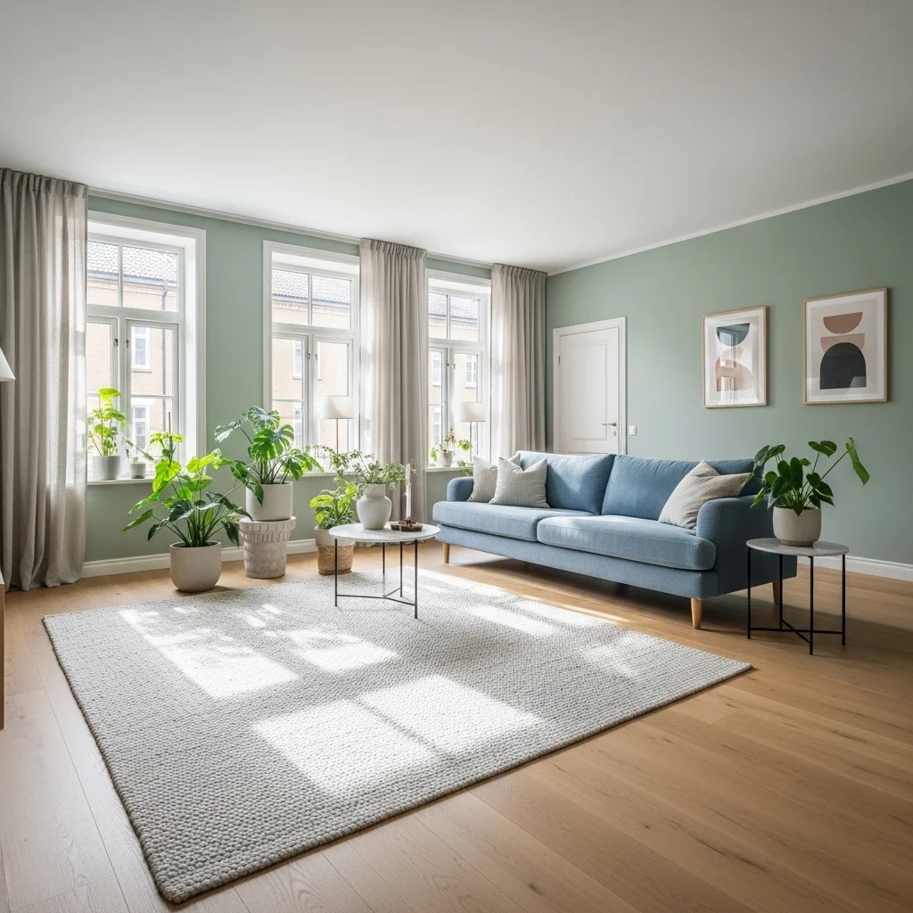 Pair Sage Green with Dusty Blue