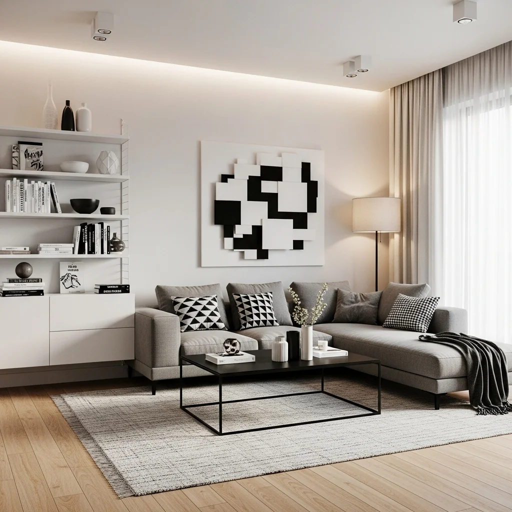 Pair with Black and White Accents