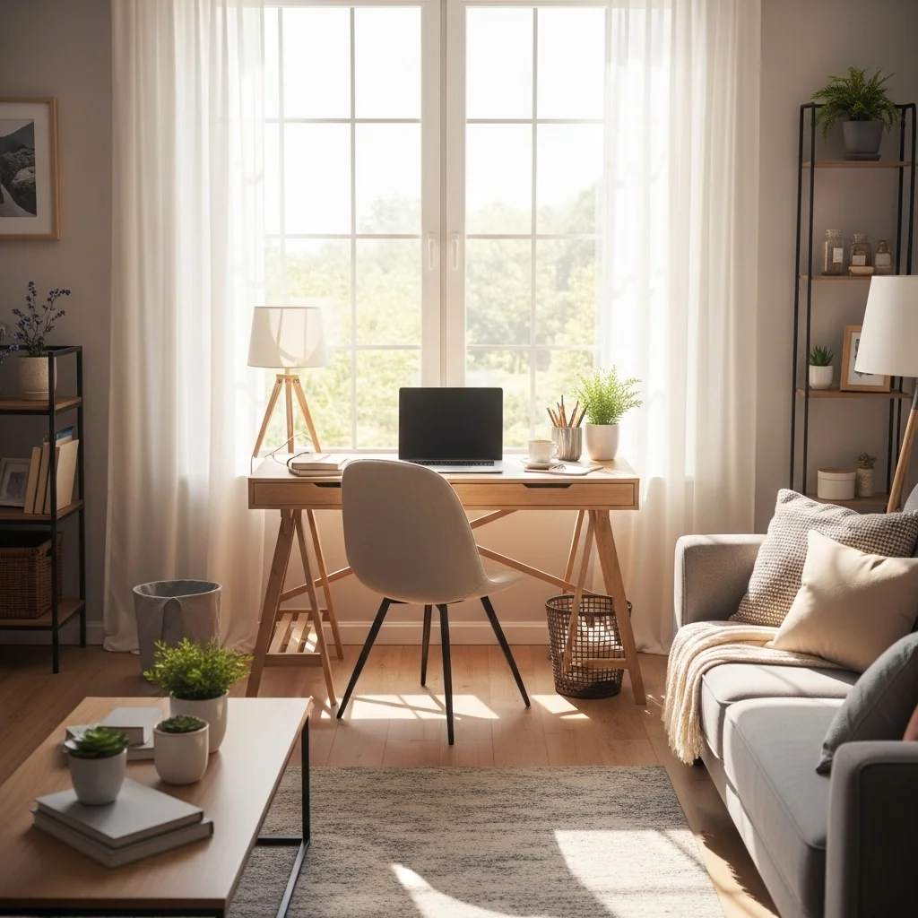  Position the Desk Near Natural Light