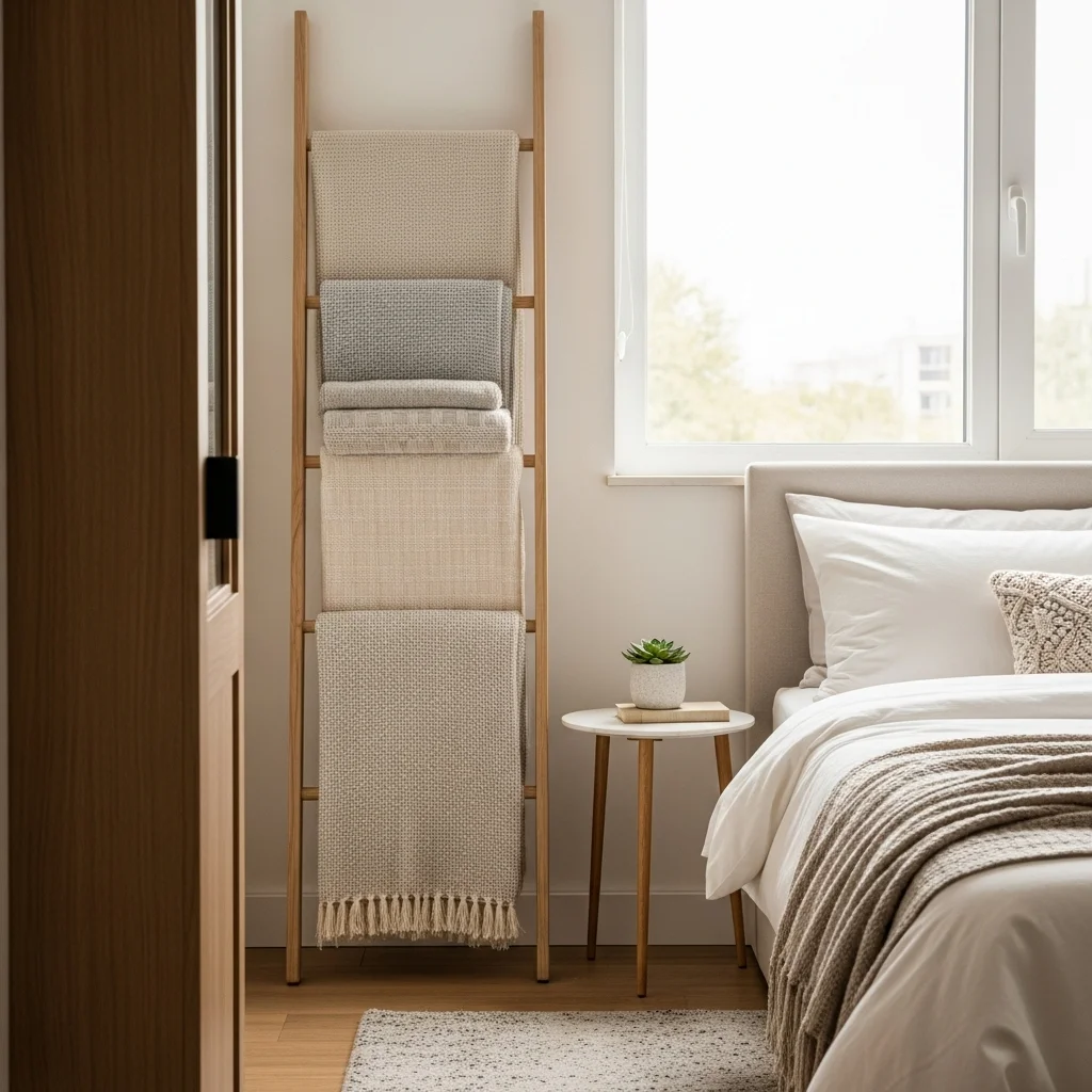 Repurpose a Blanket Ladder