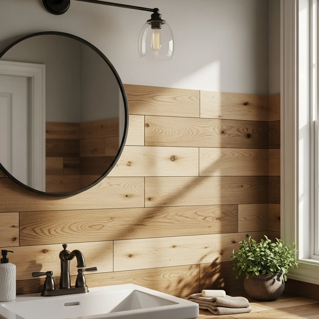 Shiplap Wood-Look Porcelain Warmth