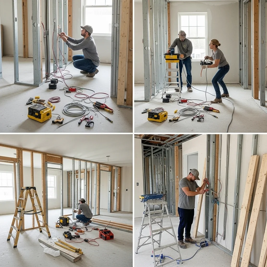 Structural Work and Rough-Ins (1–3 Weeks)