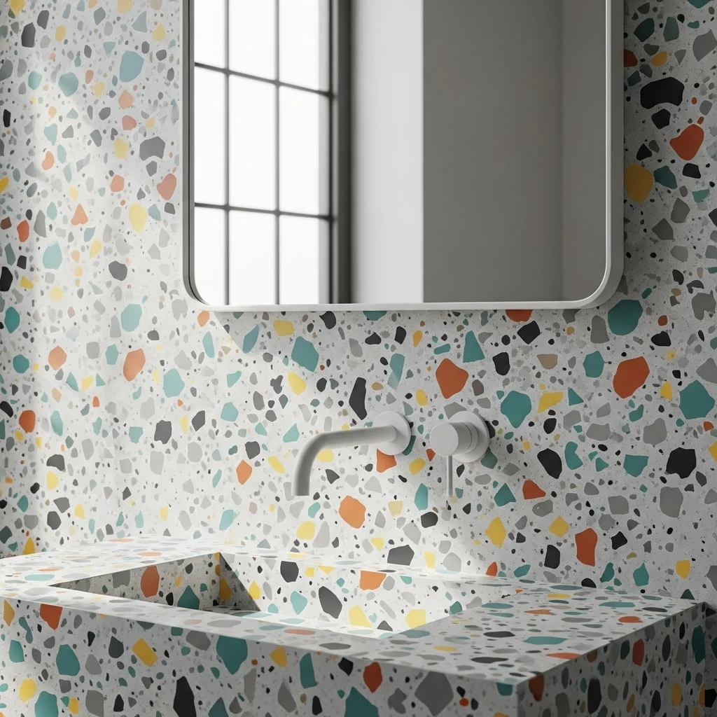  Terrazzo Speckle Full Slab