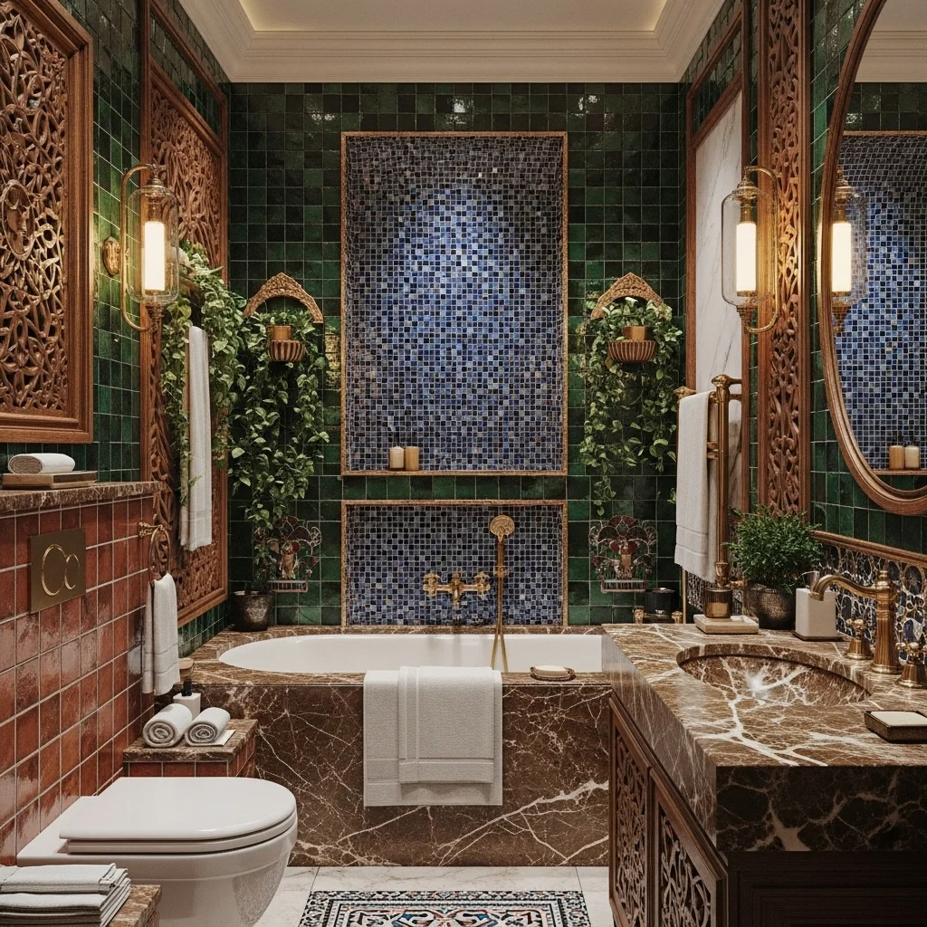 Use Earthy and Jewel-Toned Palettes