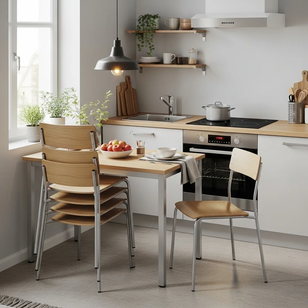  Use Foldable or Stackable Chairs