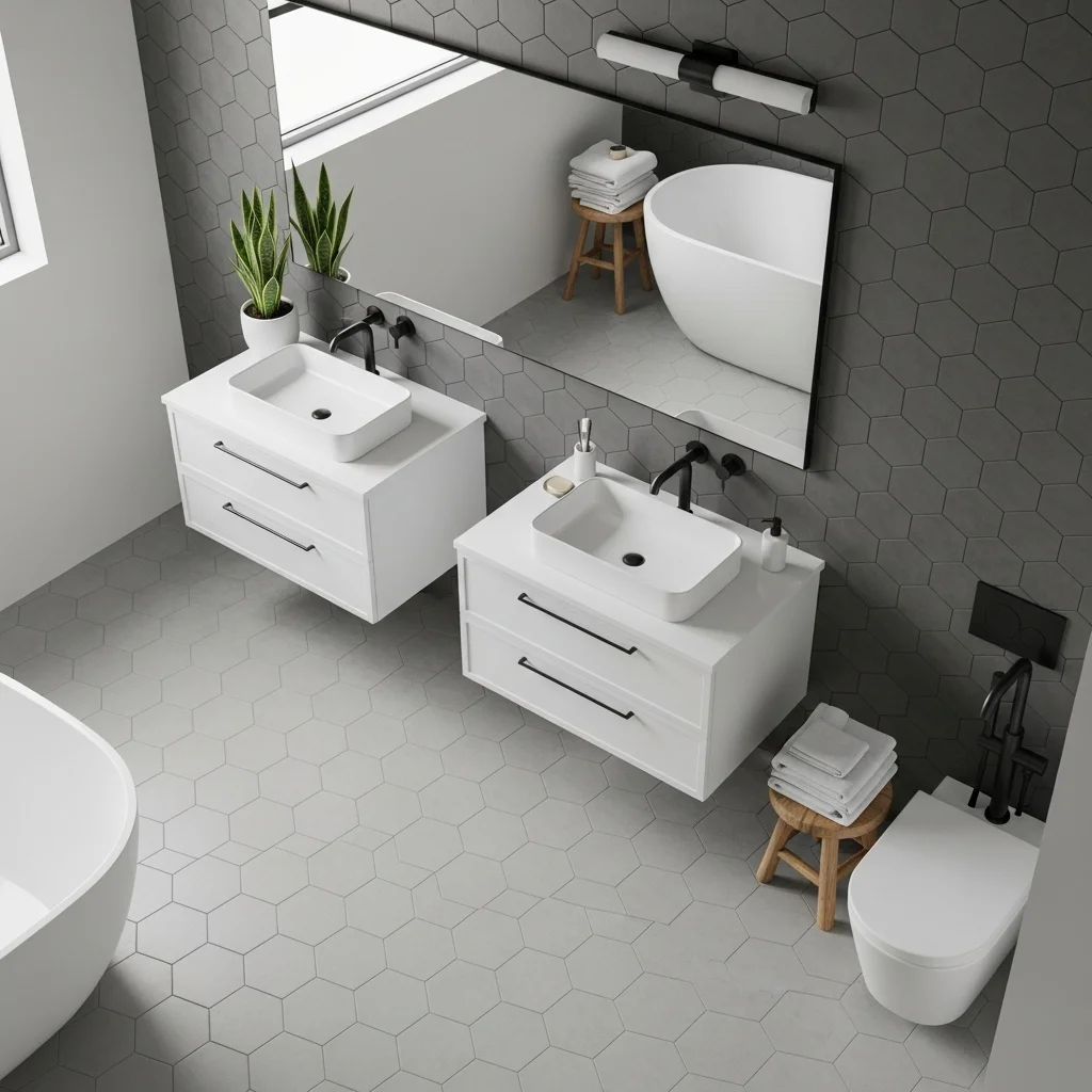 Use Hexagon Tiles for Modern Texture