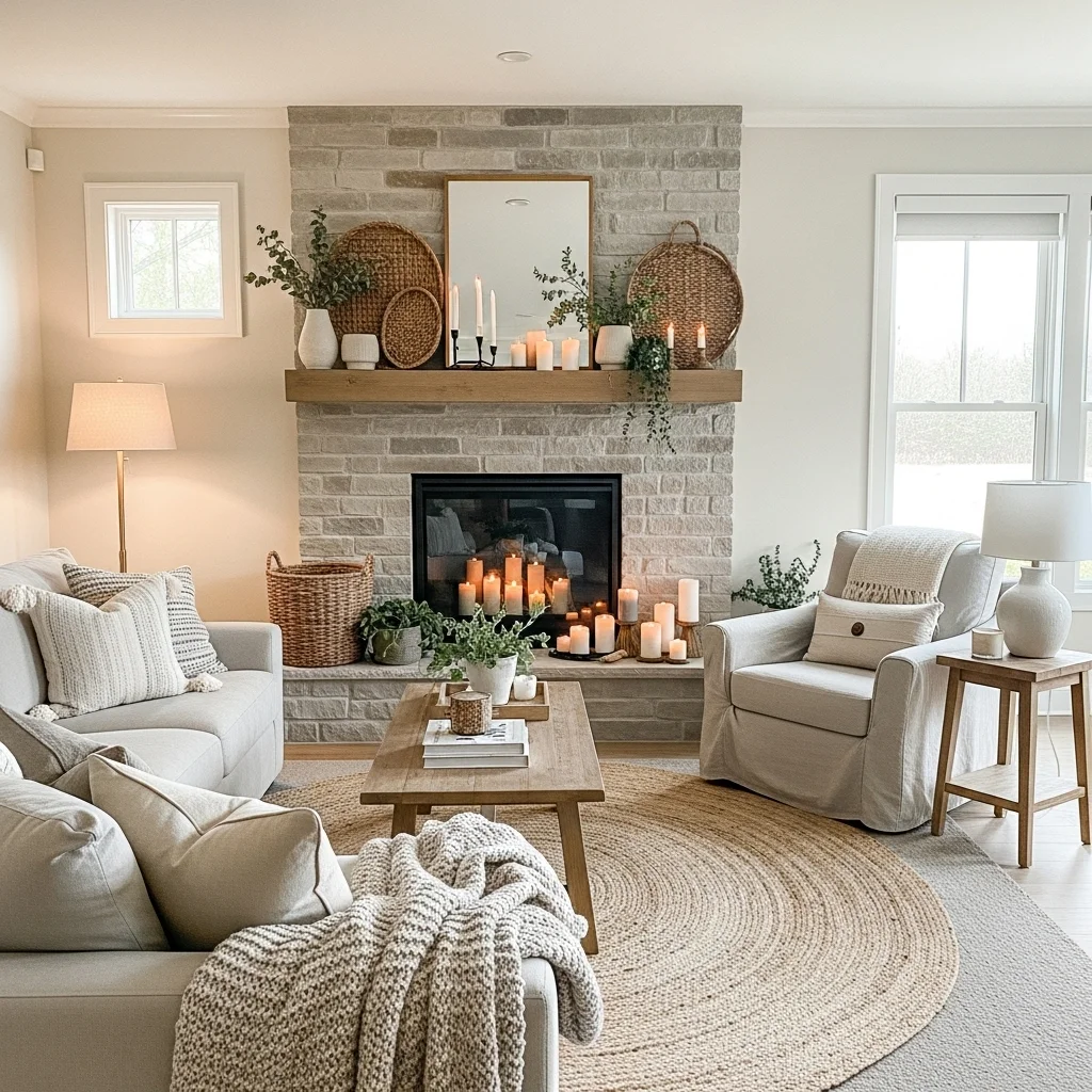 Use Neutral Stone and Wood Combinations