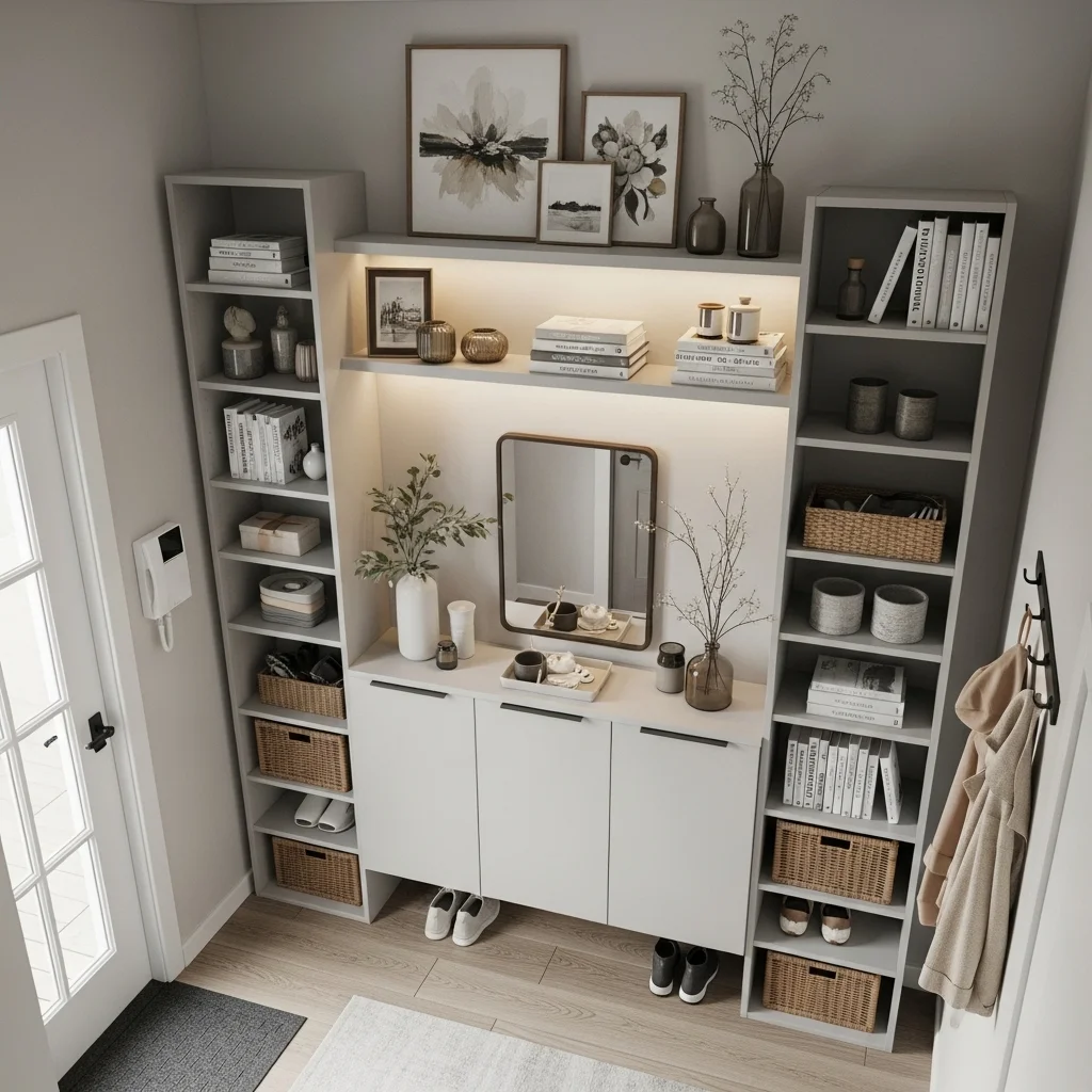 Use Vertical Storage Solutions