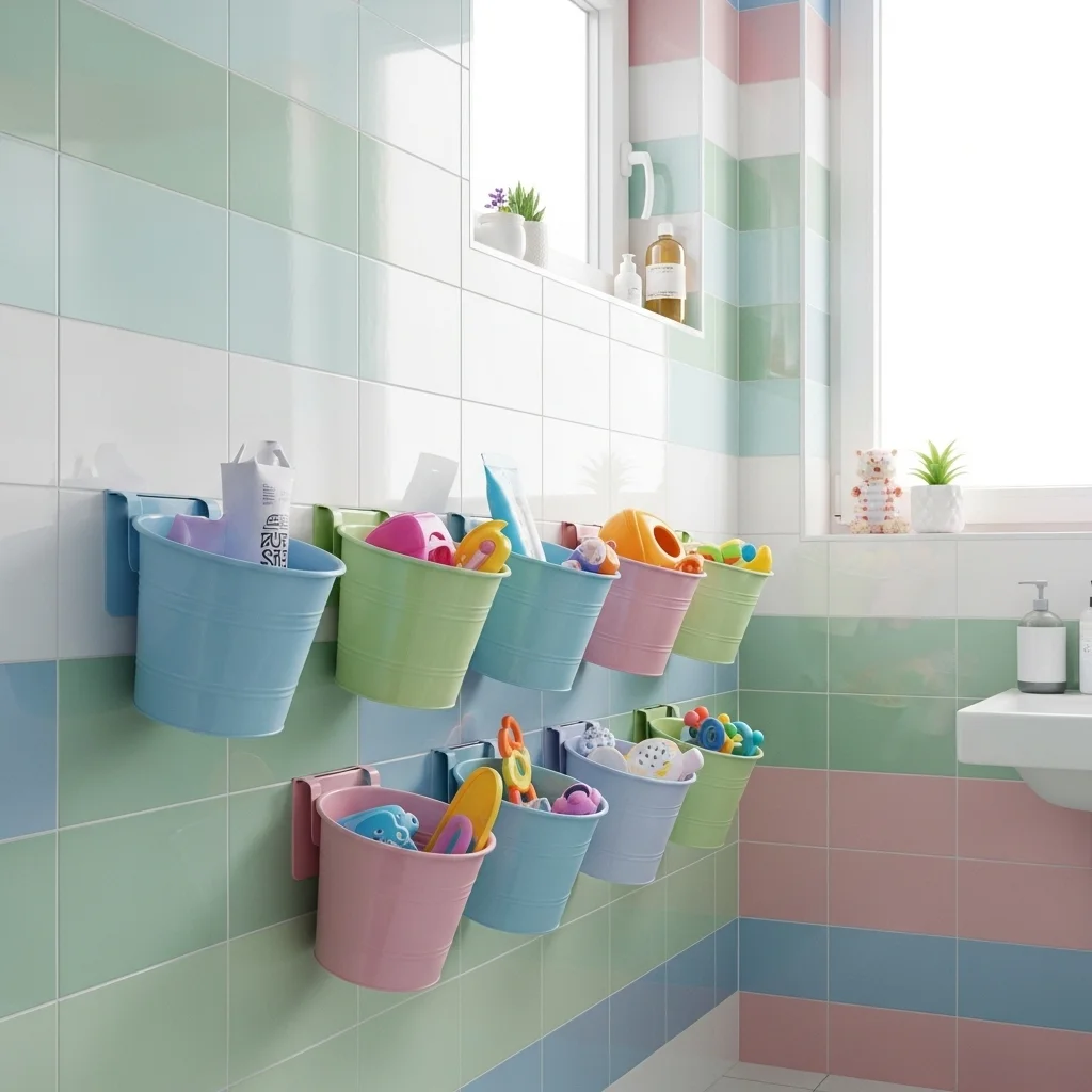  Wall-Mounted Buckets