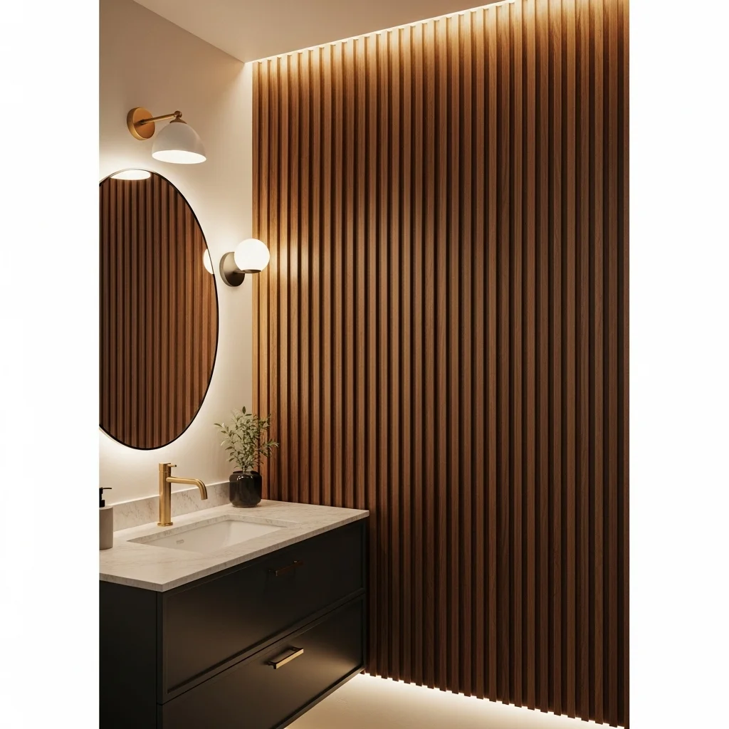Warm Walnut Slat Warmth