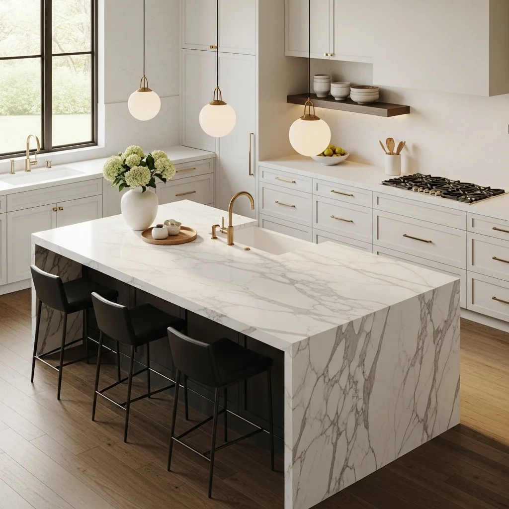 Waterfall Marble Luxury Island