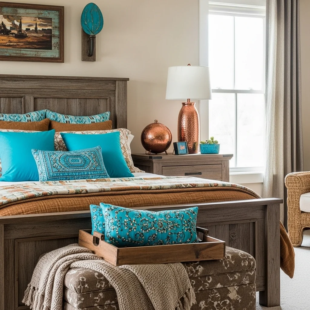 Accent with Turquoise and Copper