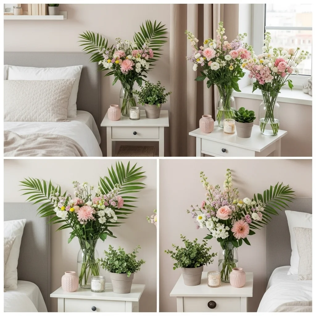 Add Fresh Flowers or Greenery