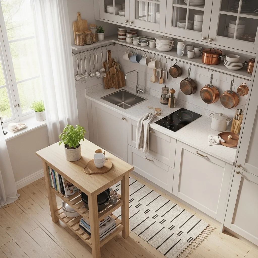  Add Hooks and Rails for Hanging Storage