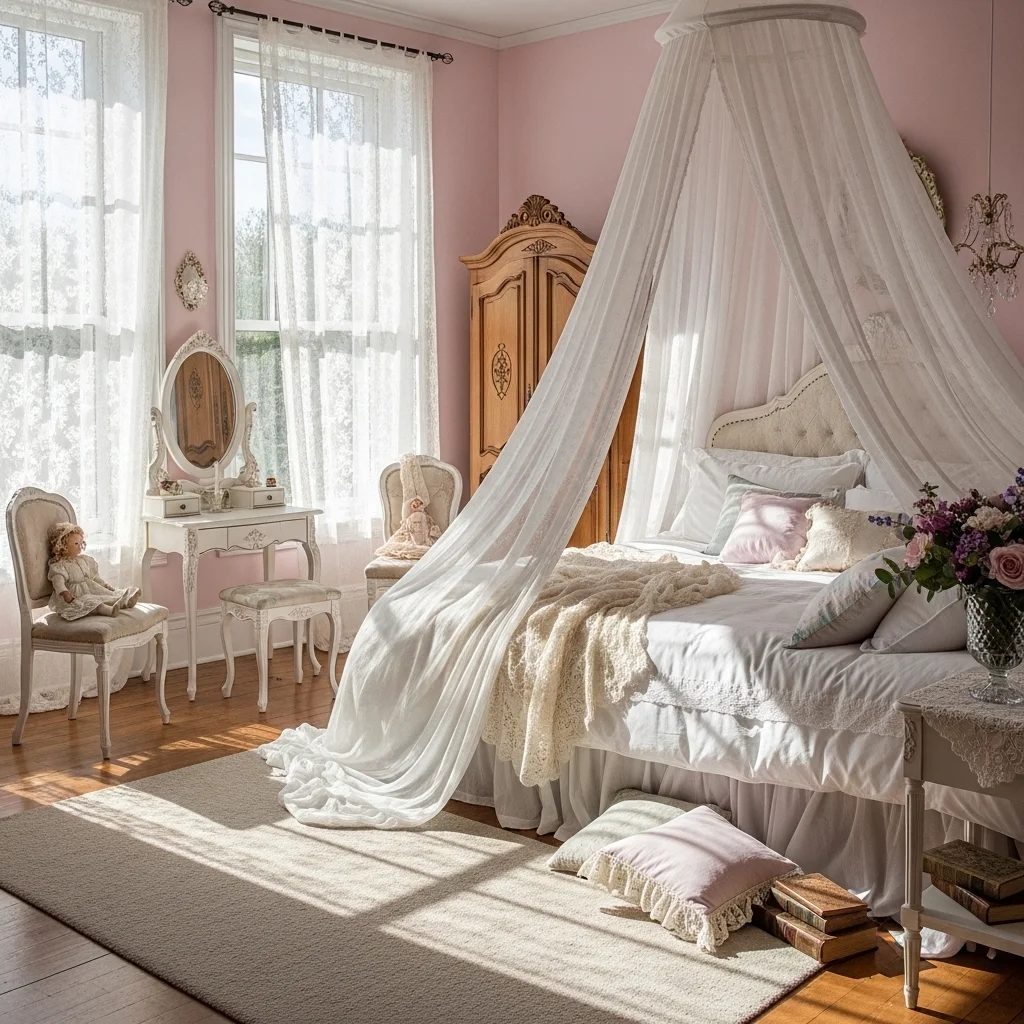  Add Lace Curtains for a Dreamy Touch