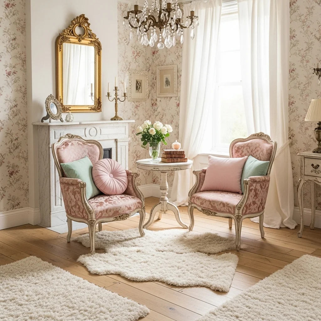 Add a Sitting Area with Vintage Chairs