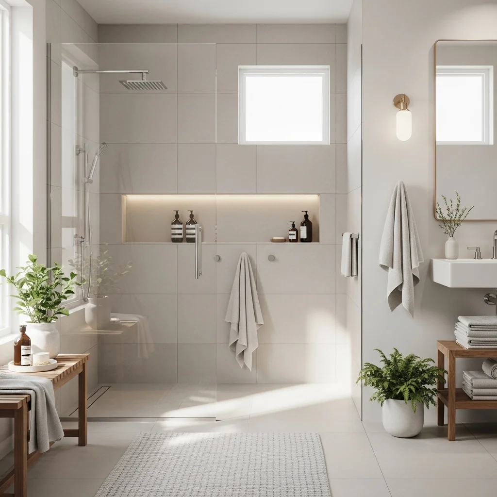 Add a Towel Niche or Wall Hook Zone