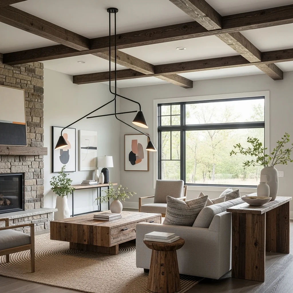 Balance Rustic and Modern Elements