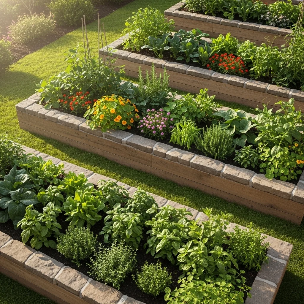Build a Tiered Vegetable Garden