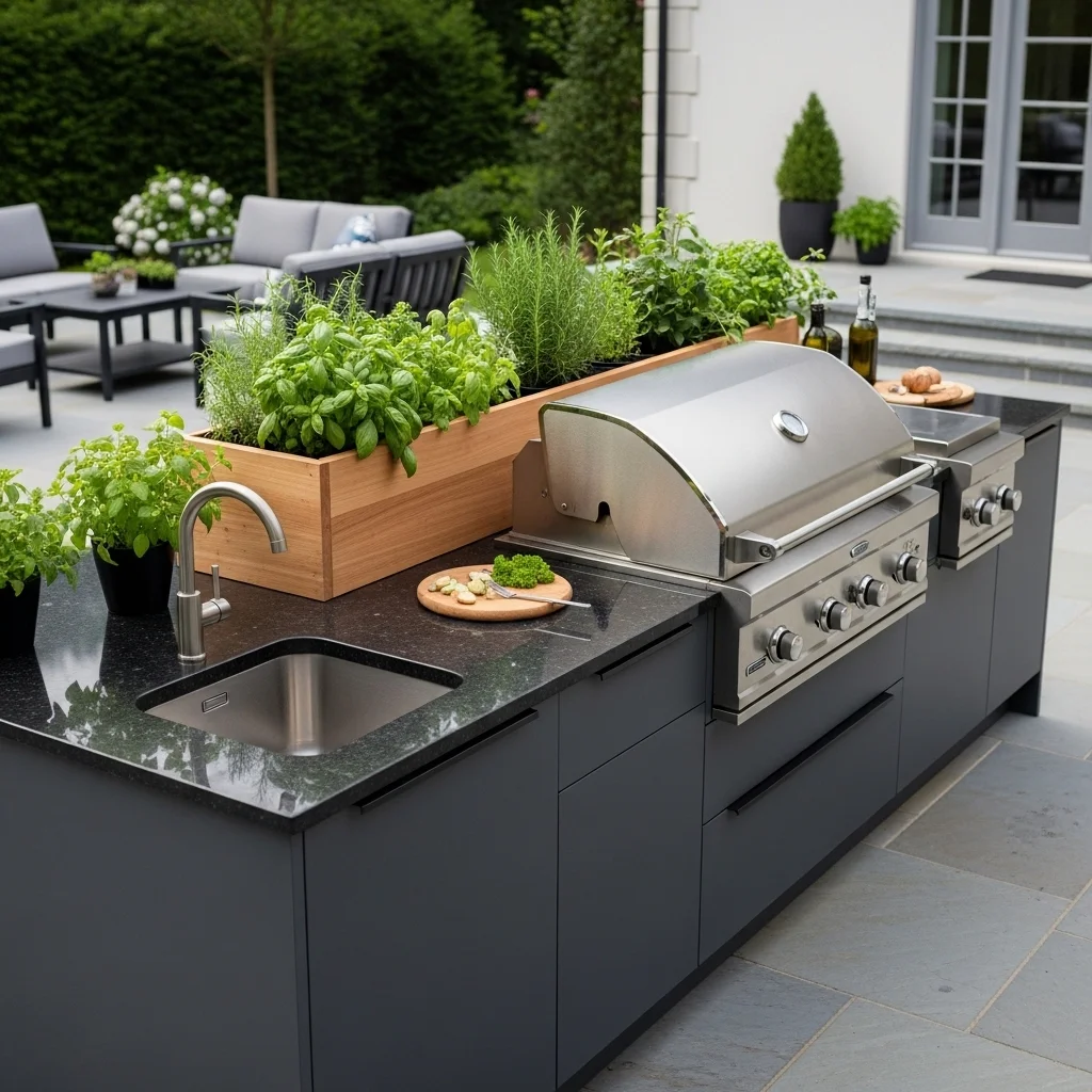 Built-In Herb Garden