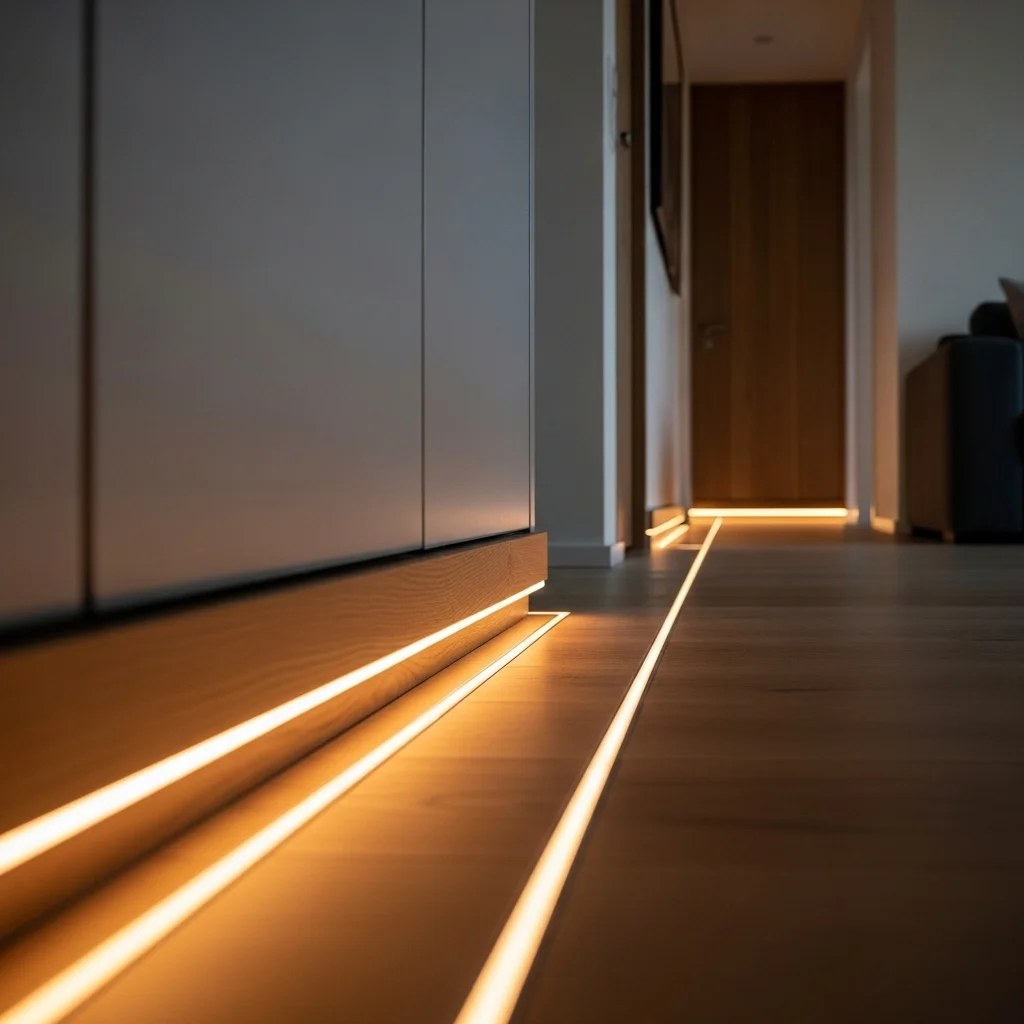 Create LED Pathway Lighting Along Hallways