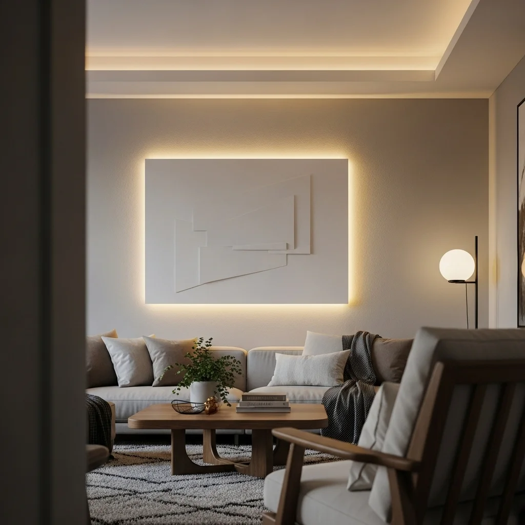 Create a Soft Glow Behind Wall Art