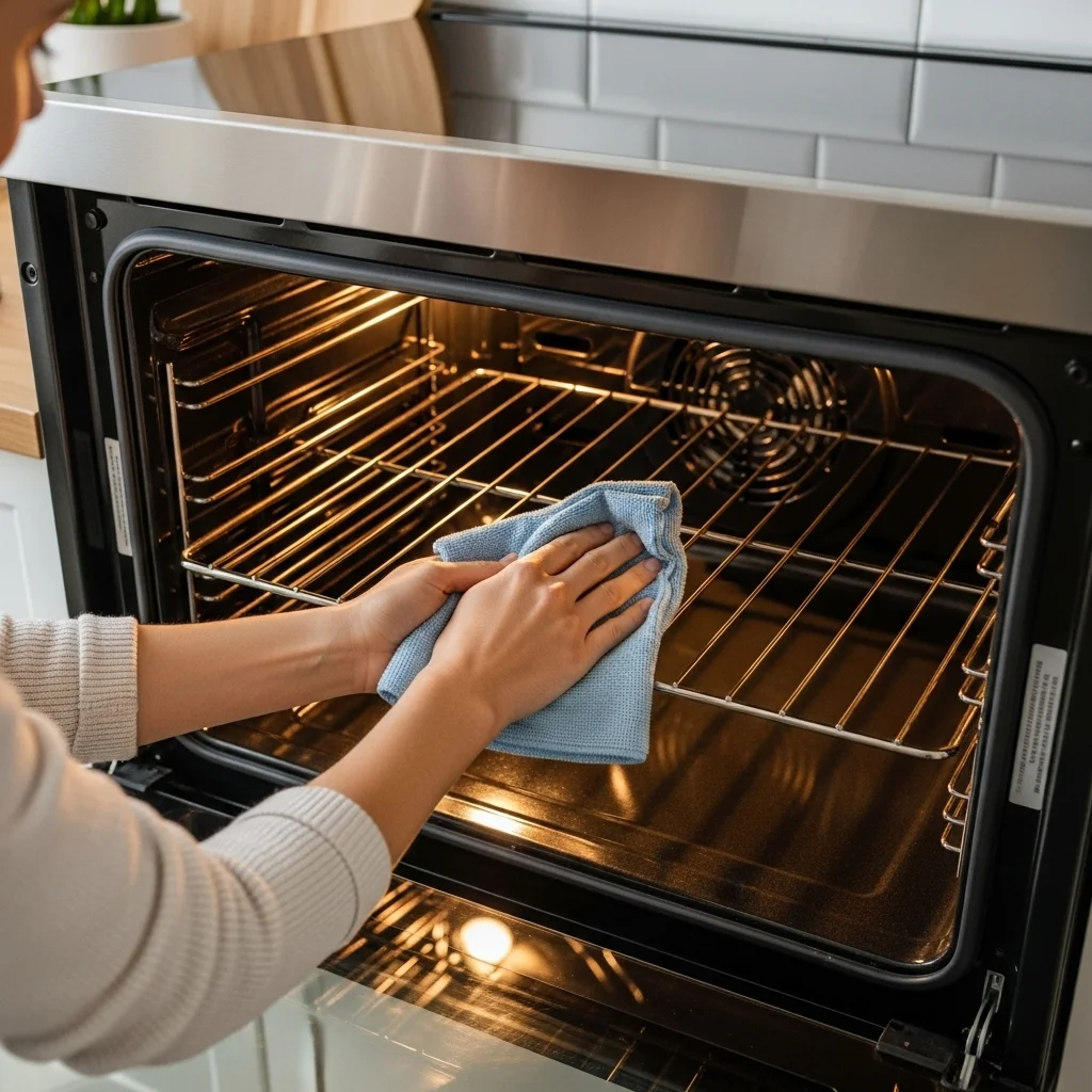 Dry the Oven Completely