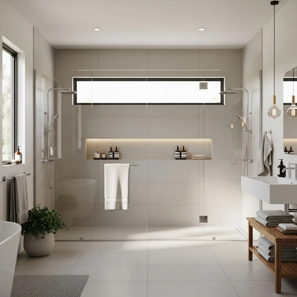 Extend the Shower with a Wet Room Layout