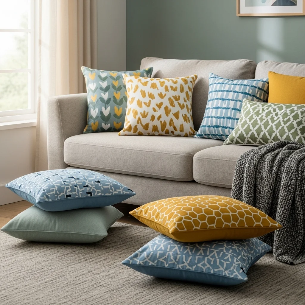 Flip or Reverse Throw Pillows for a New Look