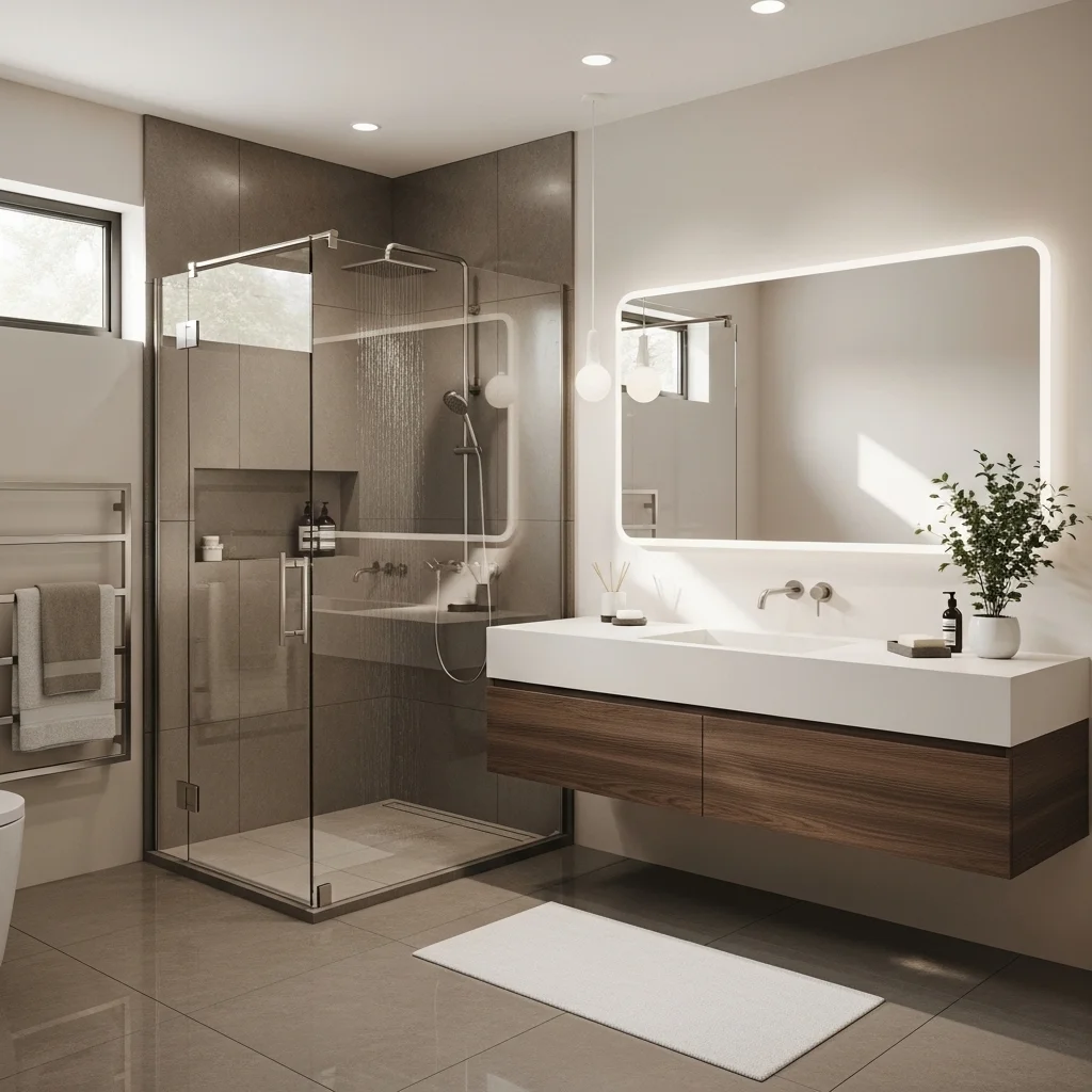  Frameless Glass Shower Enclosures