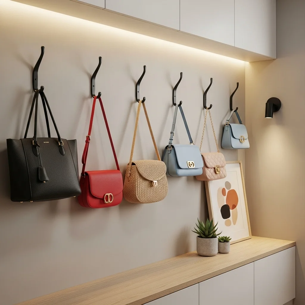  Hang Purses From Sturdy Wall Hooks