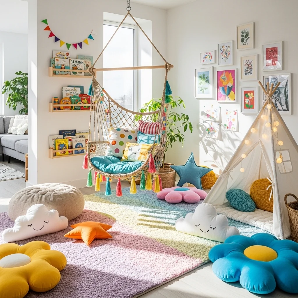 Hanging Swing or Hammock Chair