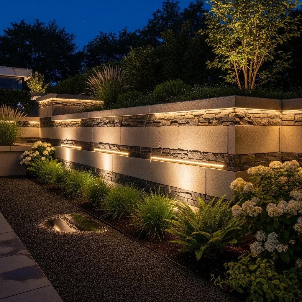 Highlight with Outdoor Lighting