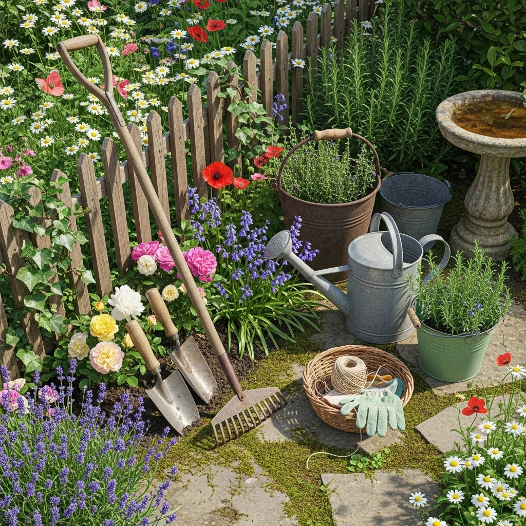  Incorporate Vintage Garden Tools