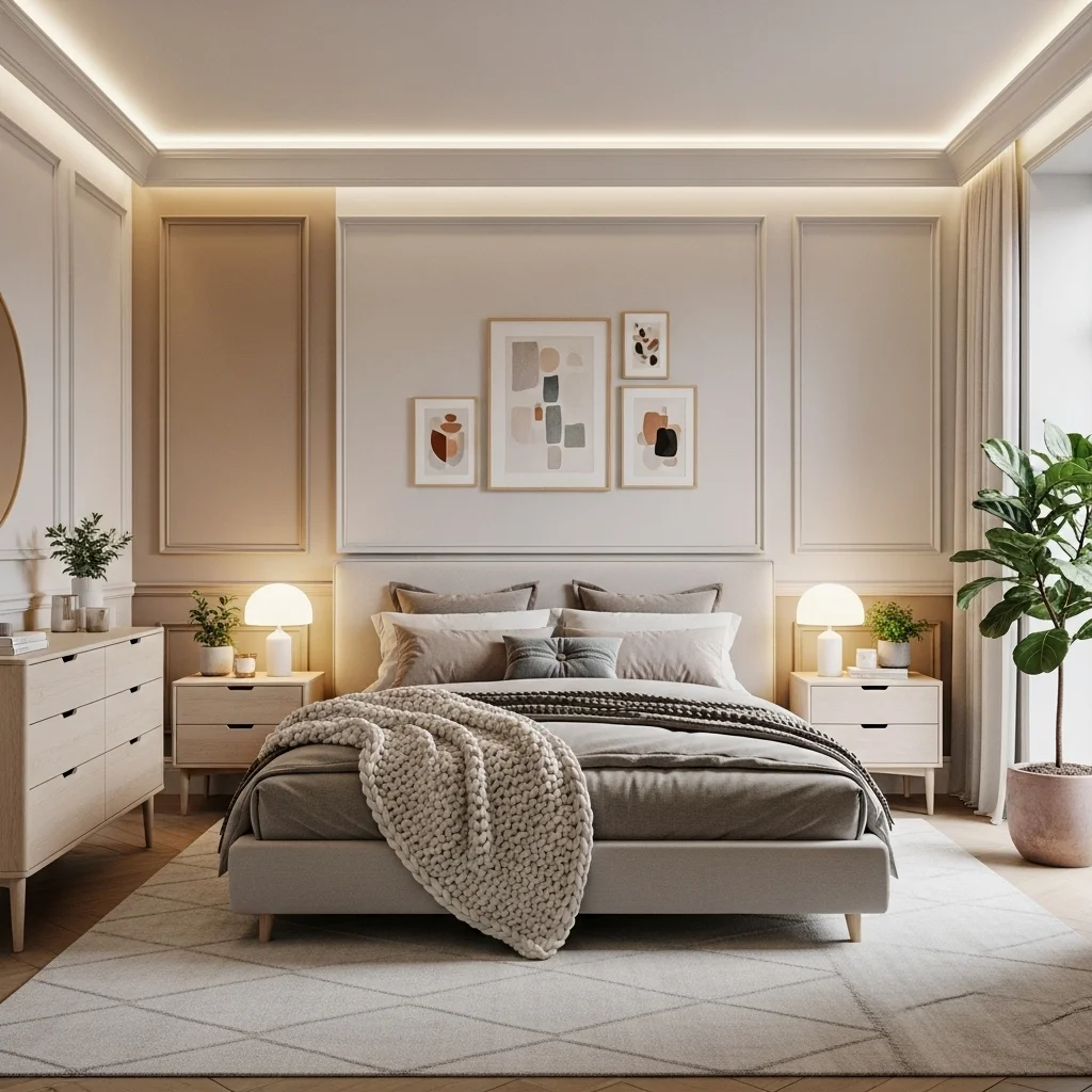 Incorporate Wall Paneling or Molding