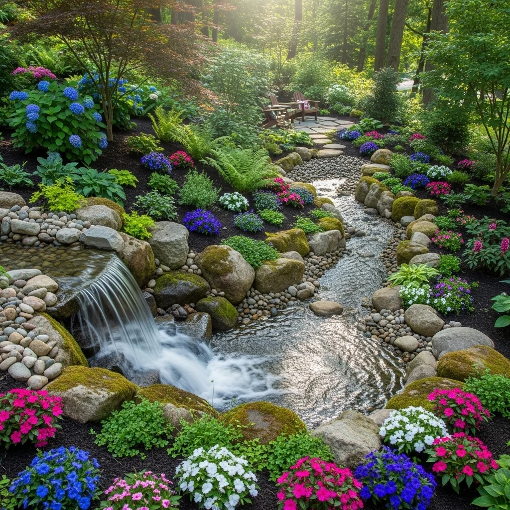 Install a Hillside Waterfall or Stream