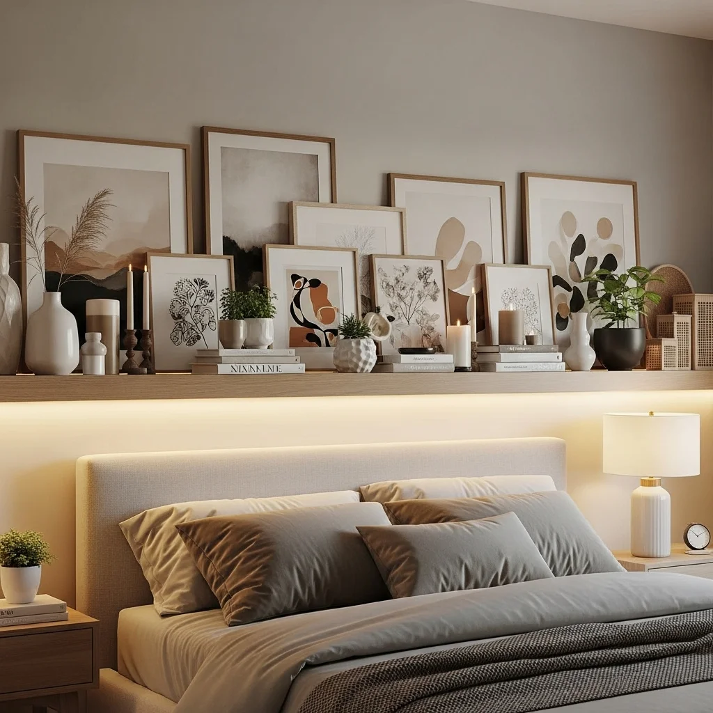 Install a Ledge Shelf for Layered Decor