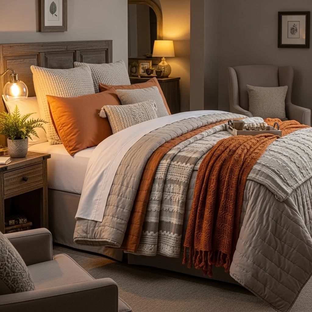 Layer Your Bedding for Extra Warmth