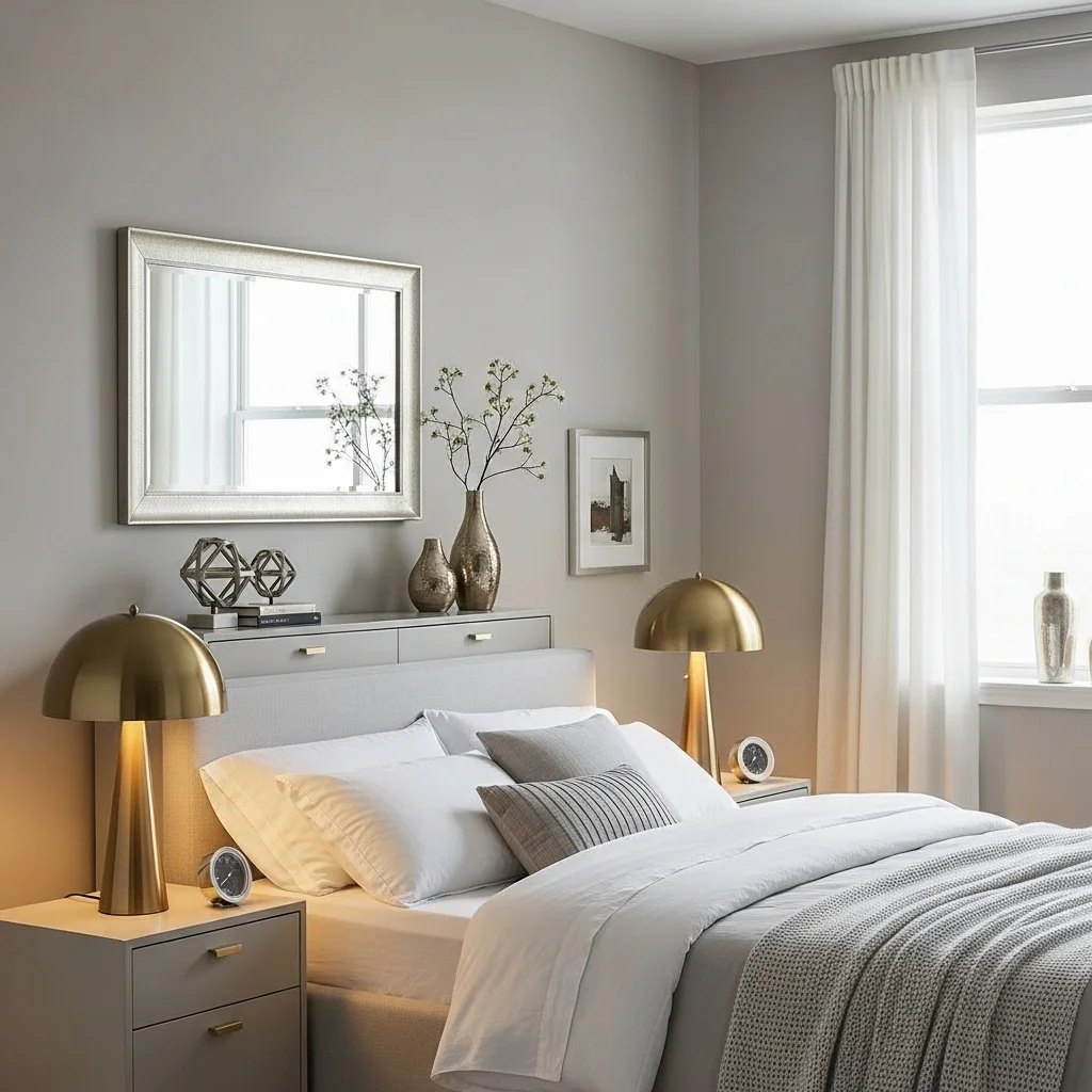  Neutral Tones with Pops of Metallics