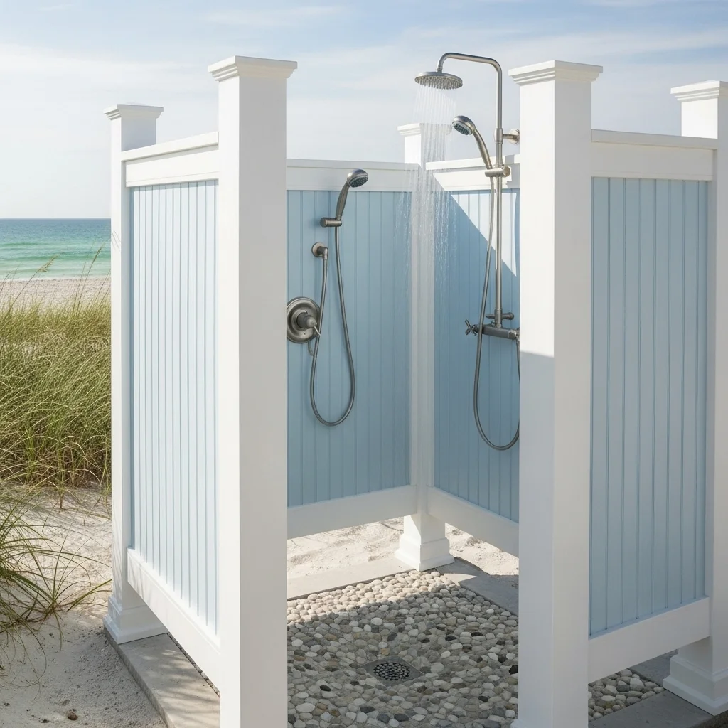 Paint with White and Blue Coastal Hues