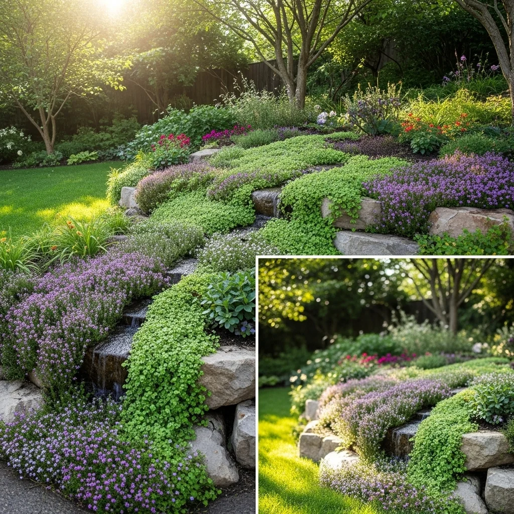 Plant Cascading Groundcovers for Softness